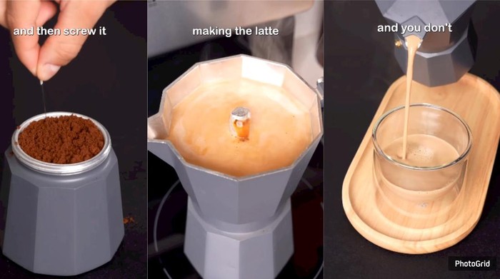 Super Simple! Begini Trik Bikin Latte Hanya dengan Moka Pot