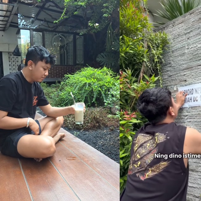 Momen Denny Caknan Ngopi Santai di Rumah hingga di Restoran Bali