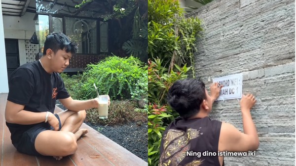Momen Denny Caknan Ngopi Santai di Rumah hingga di Restoran Bali