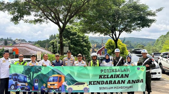 Dishub Periksa 14 Bus di Puncak Bogor, 2 Bus Terindikasi Tak Layak Jalan