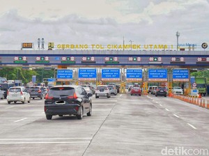 22 Gardu di GT Cikampek Utama Arah Jakarta Dibuka Saat Arus Balik