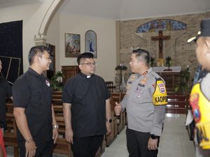 Kapolres Blitar Cek Pos Pengamanan Nataru