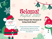 80 Kata-kata Ucapan Natal 2025 Lengkap: Bahasa Inggris, Indonesia, hingga Jawa