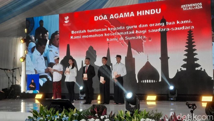 Kemensos Gelar Doa Bersama Lintas Agama untuk Korban Bencana Sumatera