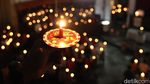 Khidmat Kebaktian Malam Natal di GPIB Immanuel Jakarta