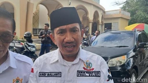 Koordinator Wilayah Konfederasi Serikat Buruh Pekerja Indonesia (KSBSI) Sulsel Andi Mallanti.