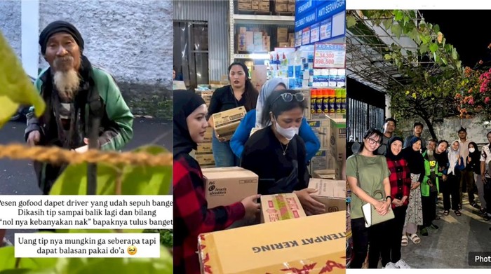 Viral! Ojol Lansia Antar Pesanan Makanan, Netizen Berujung Buka Donasi