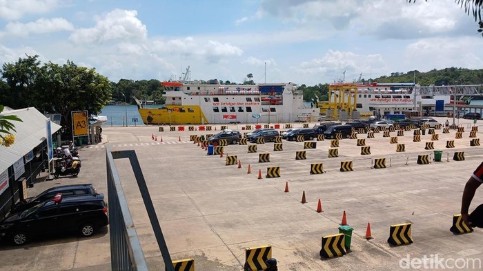 Pelabuhan ASDP Telaga Punggur, Batam. (Alamudin Hamapu/detikSumut)