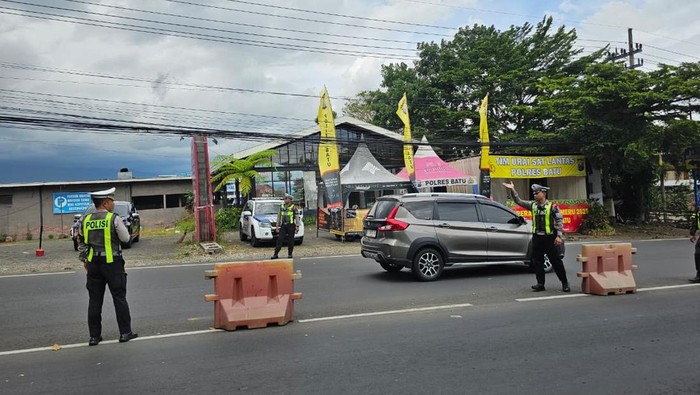 Polisi Kota Batu Siagakan Tim Urai untuk Antisipasi Macet Saat Nataru