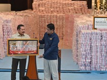 Potret Gunungan Uang Rp 6,6 Triliun Hasil Penertiban Hutan dan Kasus Korupsi