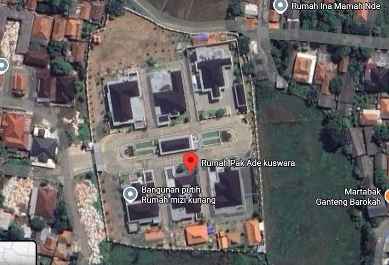 Rumah Bupati Bekasi Ade Kuswara Kunang di Cikarang Selatan, Kabupaten Bekasi