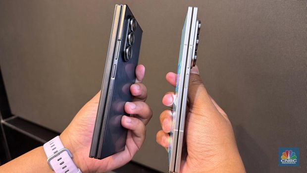 Samsung Galaxy Z TriFold. (CNBC Indonesia/Novina Putri Bestari)