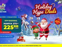 Promo Liburan Akhir Tahun, Holiday Hype Deals di Trans Studio Theme Park Bali