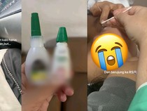 Viral Mau Pakai Tetes Mata Malah Tak Sengaja Ambil Lem, Endingnya Masuk RS