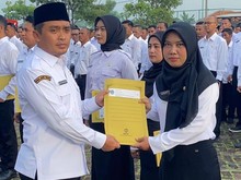 1.966 PPPK Paruh Waktu Kota Pasuruan Resmi Terima SK