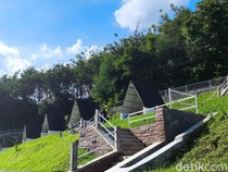 Pesona Tebing Batu dan Hutan Pinus Woodlands Kuningan di Musim Liburan