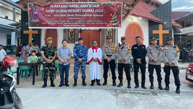 Dari Siak hingga Dumai, Polres Jajaran Polda Riau Siaga Amankan Nataru, Rabu (24/12/2025).