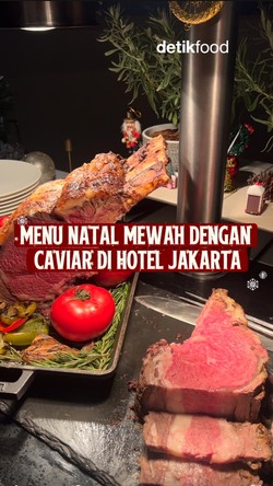 Video: Caviar Box hingga Dessert Jadi Suguhan Natal Intimate di Hotel Ini