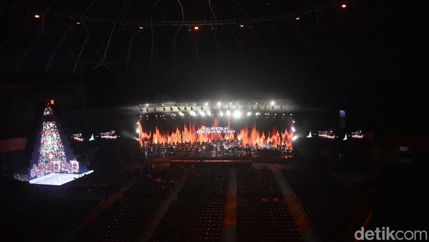 Gladi Resik Ibadah Natal di Gereja Bethany Nginden, Surabaya