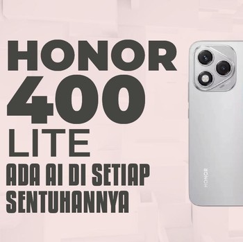 Honor 400 Lite, Ada AI di Setiap Sentuhannya