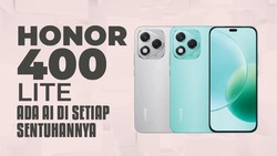Honor 400 Lite, Ada AI di Setiap Sentuhannya
