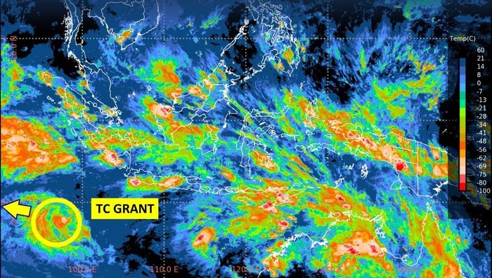 Siklon Tropis Grant Masih Ada, Waspada Angin Kencang-Gelombang Tinggi di Sini!
