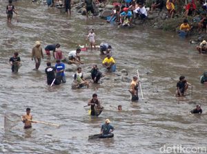 Tradisi  Asatan Tangkap Ikan di Bendungan Sampean Baru Bondowoso