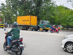 Mobil Angkutan Barang Dilarang Beroperasi di Pontianak Selama Nataru