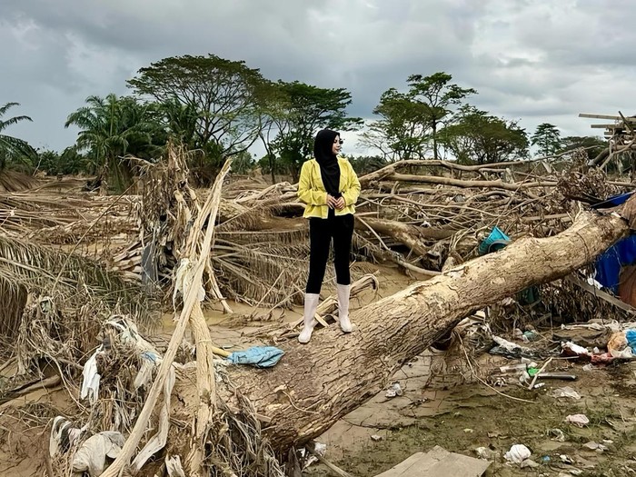 Perasaan Novi Rizki Usai Kasih Bantuan Langsung ke Aceh dan Sumatera Utara