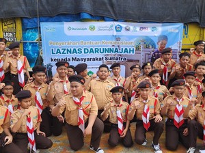 Laznas Darunnajah-Amidas Gontor Kirim 9 Ton Lebih Bantuan ke Sumatera
