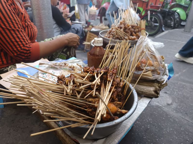 Sate Kere di pedestrian Malioboro, Jogja