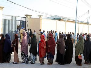 Sejarah Baru Somalia, Warga Mogadishu Antre Beri Suara