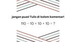 Terlihat Sepele Tapi Bisa Bikin Otak Berasap, Konon Cuma IQ Super yang Bisa Jawab