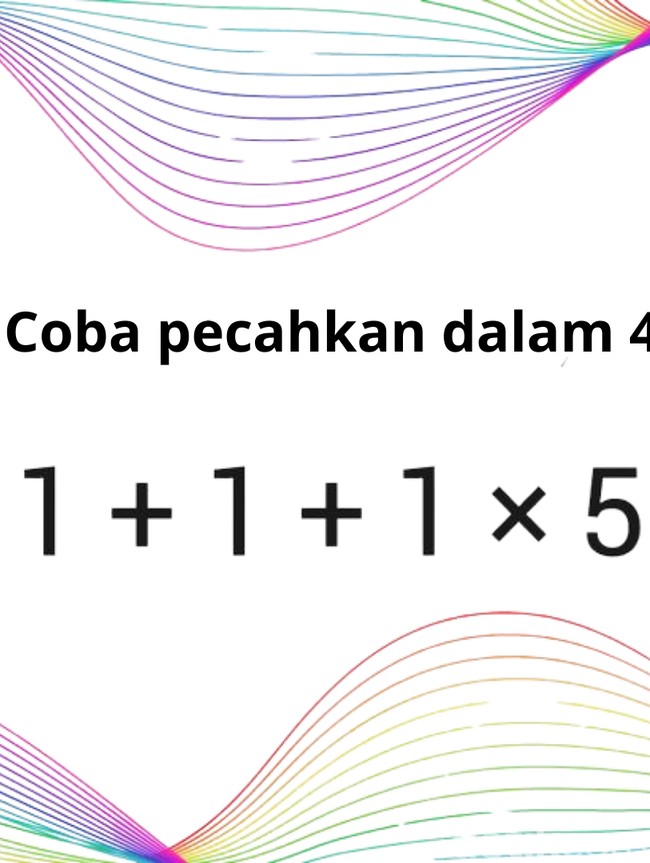 Terlihat Sepele Tapi Bisa Bikin Otak Berasap, Konon Cuma IQ Super yang Bisa Jawab