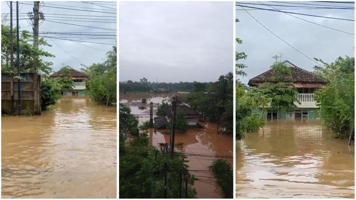 Banjir rendam puluhan rumah warga di Desa Natar Lampung Selatan