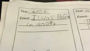 Guru murid kelas tiga bangga dengan gambar indah dari anak didiknya ini. Foto: PenguinsGoMeow via Bored Panda