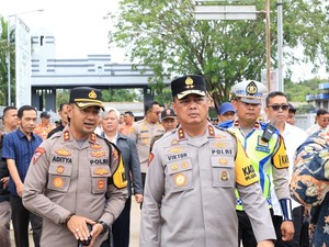 Kapolda Babel Cek Pelabuhan Tanjung Kalian, Aman Selama Libur Nataru