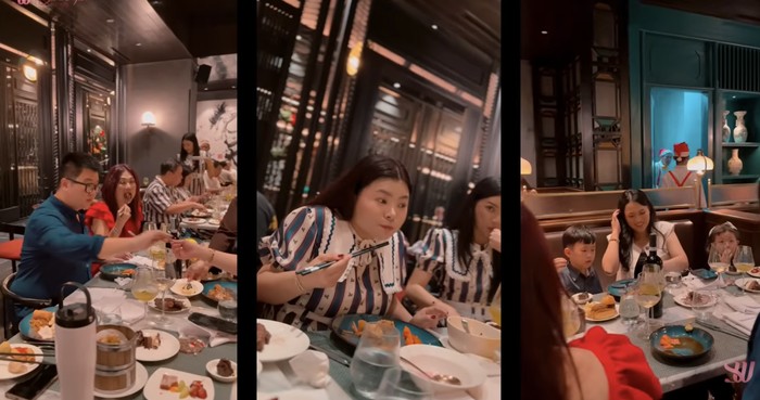 Momen Natal Hangat Sarwendah, Makan Bareng Keluarga dan Giorgio Antonio