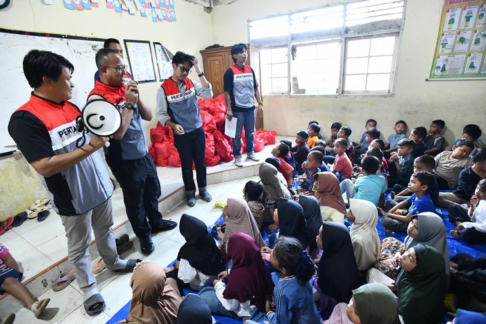Pertamina Peduli Hadirkan Trauma Healing untuk Anak Terdampak Bencana
