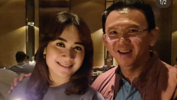 Potret Hangat Puput Nastiti dan Ahok Saat Makan Bersama Keluarga