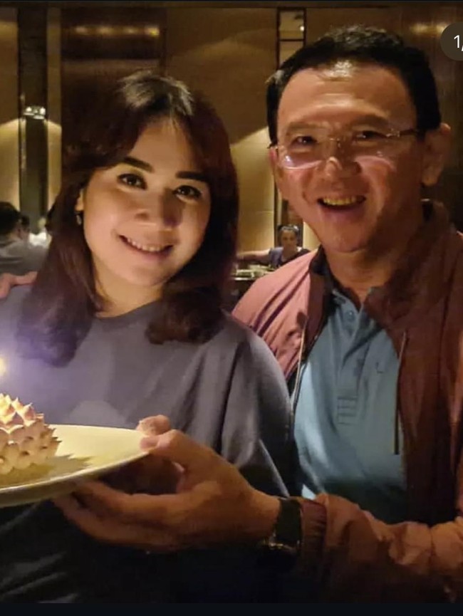 Potret Hangat Puput Nastiti dan Ahok Saat Makan Bersama Keluarga