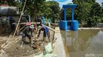 Proyek Rp 1,8 Miliar, Revitalisasi Kali di Jembatan Serong Depok Hampir Rampung