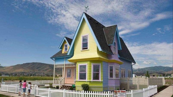 Rumah di film Up