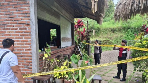 Sebuah warung bernama Warung Fiji yang berlokasi di Banjar Dinas Nyuh, Desa Lemukih, dibobol maling pada Jumat (26/12/2025). (Polres Buleleng)