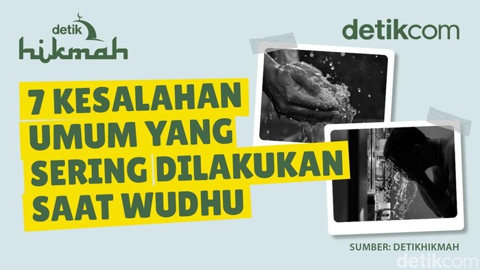 7 Kesalahan Umum yang Sering Dilakukan saat Wudhu