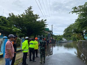 Genangan Surut, Akses Menuju Pantai Baron Gunungkidul Kembali Normal