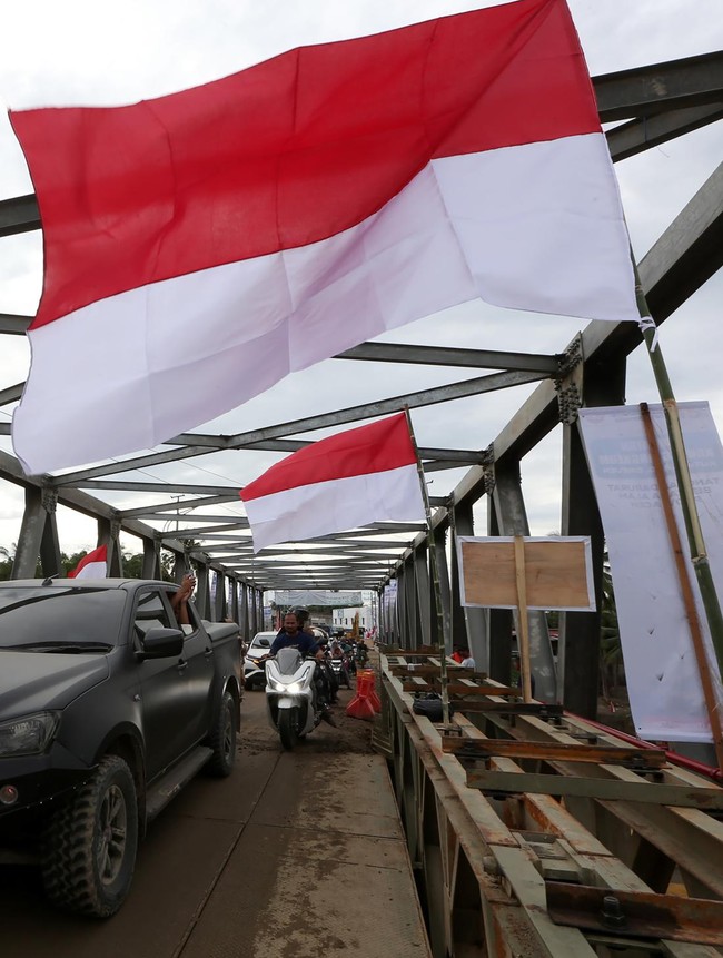 Jembatan Darurat Krueng Tingkeum Rampung, Akses Banda Aceh-Medan Kembali Terhubung