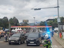 Titik-titik Kepadatan Lalin di Puncak Bogor Malam Ini