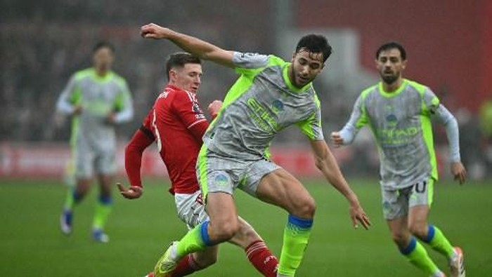 Hasil Nottingham Vs Man City: Menang 2-1, The Citizens ke Puncak Klasemen