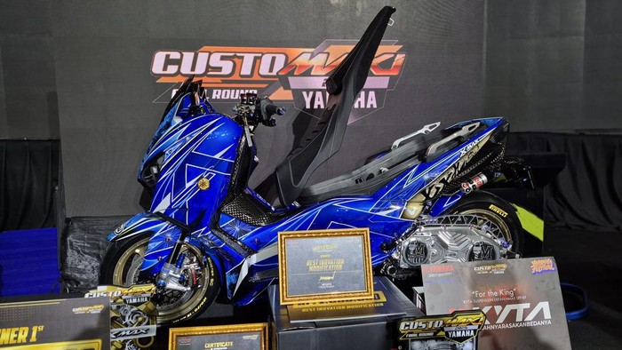 Modifikasi Yamaha XMAX yang hampir memakan biaya hampir Rp 1 miliar.